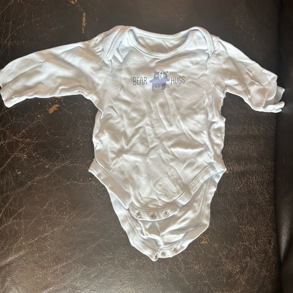 Primark Light Blue Bear Hugs Bodysuit